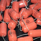 Two (2) Vintage ISKRA Polystyrene Styroflex KS Capacitors 0.1u 103nF 250V 1% 70s