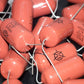 Two (2) Vintage ISKRA Polystyrene Styroflex KS Capacitors 0.1u 103nF 250V 1% 70s