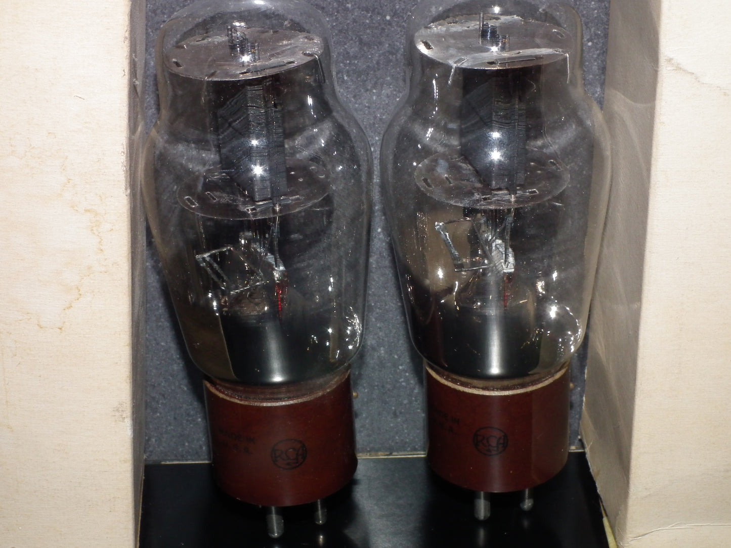 VT-25 RCA 10Y NOS NIB Matched Pair (2 tubes) DHT