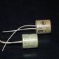 Two (2 pcs) Vintage NOS Capacitors Elecap Japan 10uF 50V