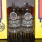 12AT7WA Valvo 6201 ECC81 NOS matched pair Pinched Waist Codes On Stem