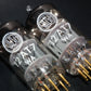 12AT7WA Valvo 6201 ECC81 NOS matched pair Pinched Waist Codes On Stem