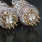 12AT7WA Valvo 6201 ECC81 NOS matched pair Pinched Waist Codes On Stem