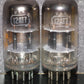 Platinum Matched Pair 12AT7 RCA ECC81 SQUARE GETTER
