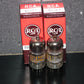 Platinum Matched Pair 12AT7 RCA ECC81 SQUARE GETTER