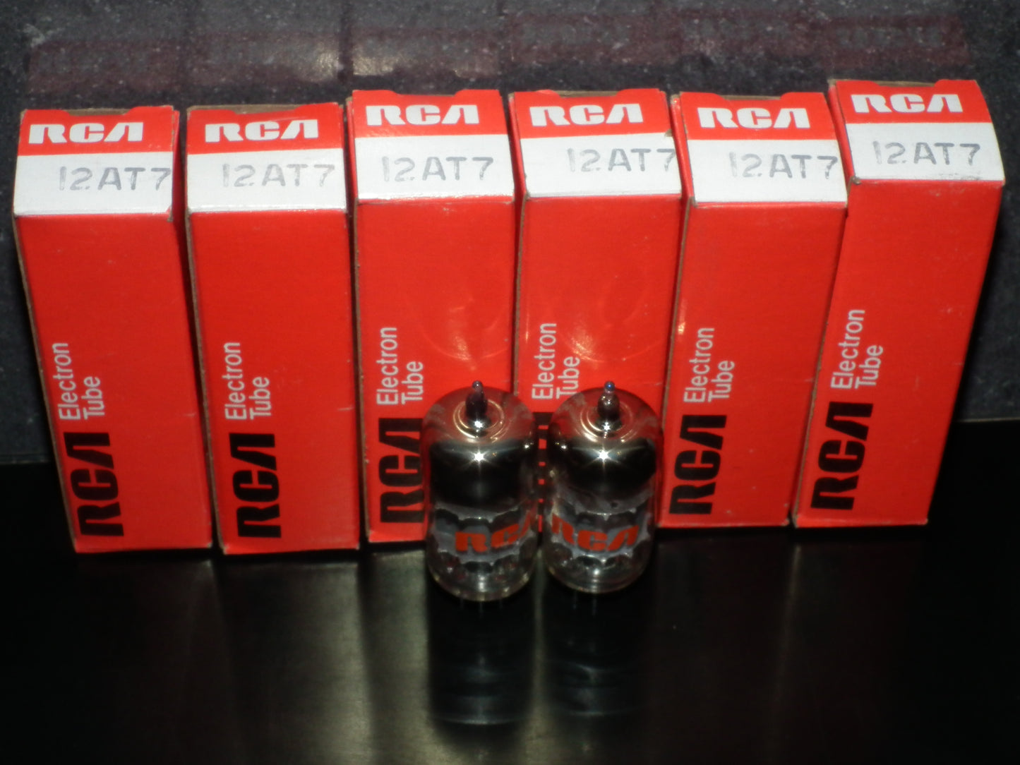 12AT7 RCA Japan ECC81 NOS NIB platinum matched pair