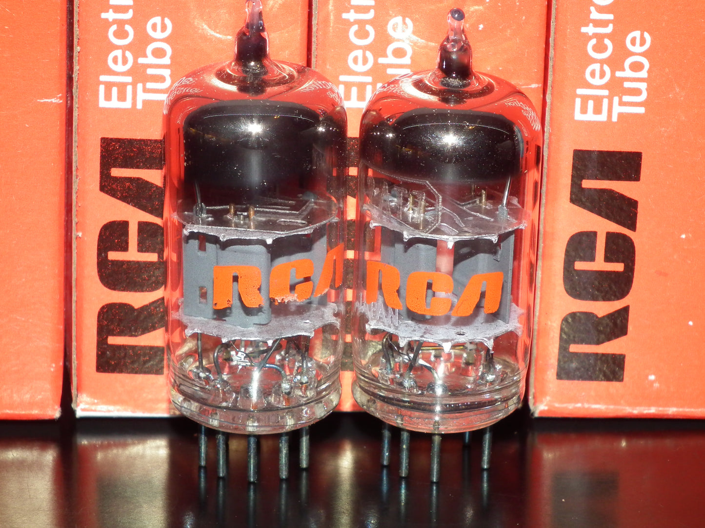 12AT7 RCA Japan ECC81 NOS NIB platinum matched pair