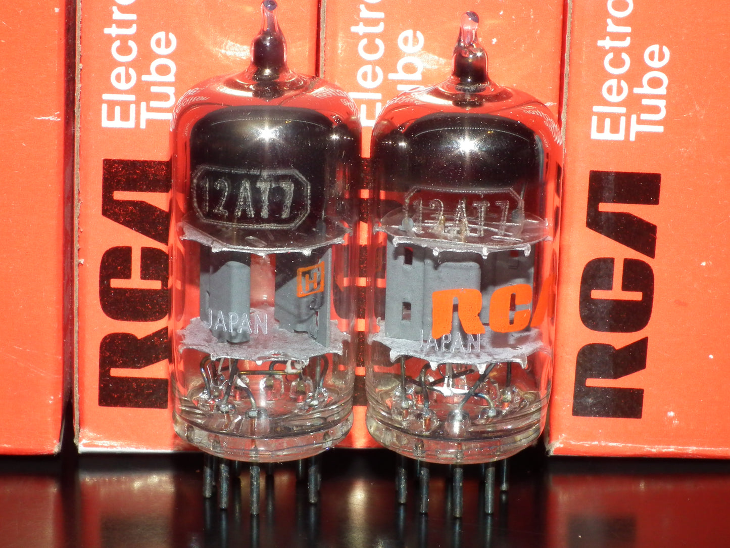 12AT7 RCA Japan ECC81 NOS NIB platinum matched pair