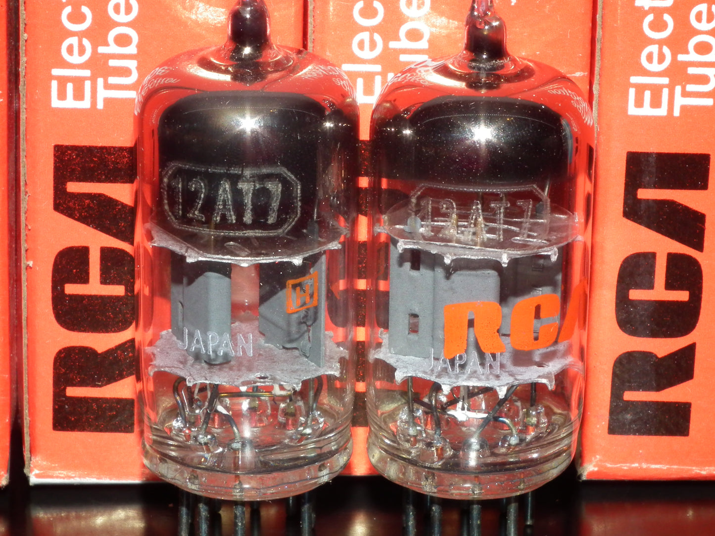 12AT7 RCA Japan ECC81 NOS NIB platinum matched pair