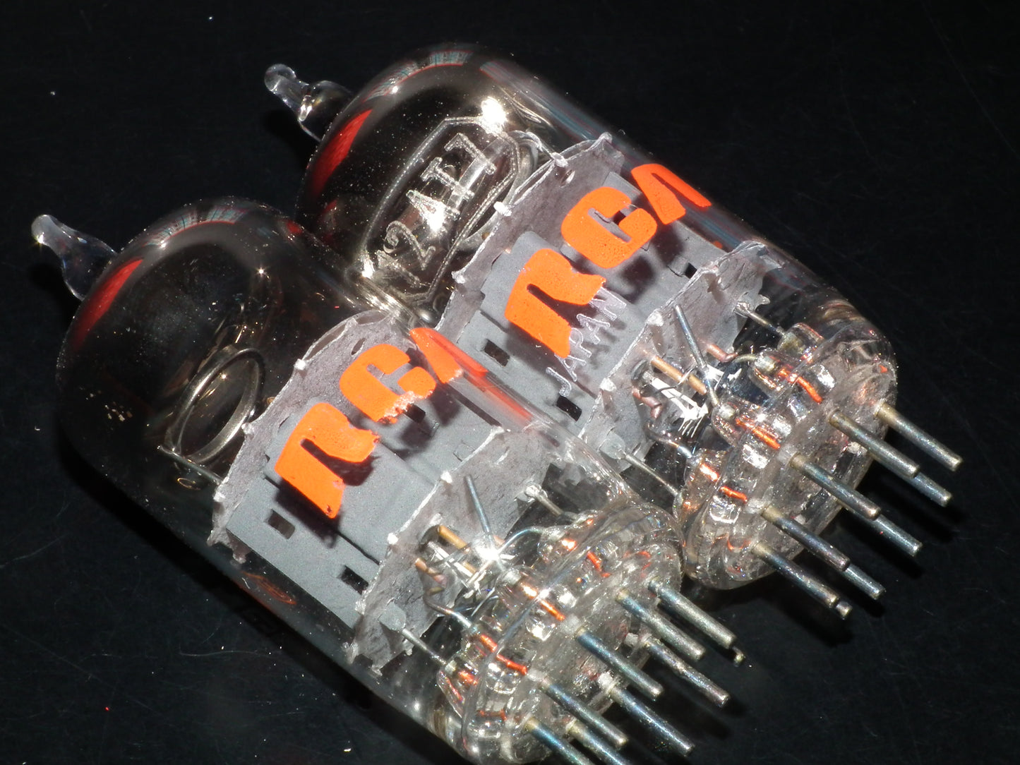 12AT7 RCA Japan ECC81 NOS NIB platinum matched pair