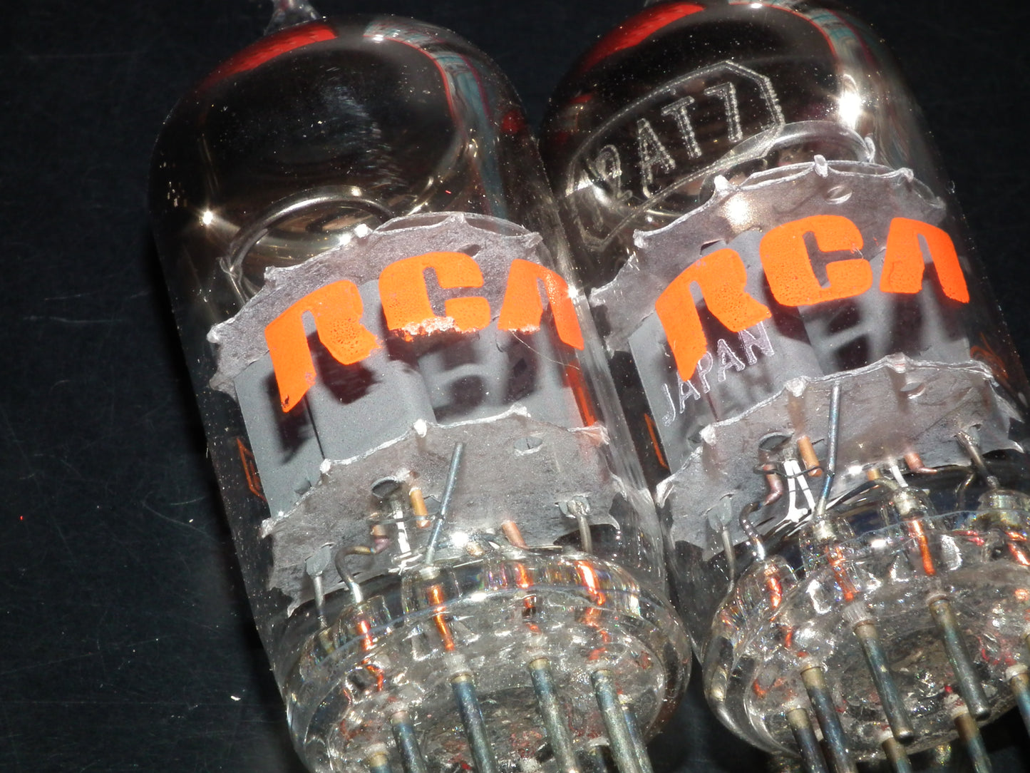 12AT7 RCA Japan ECC81 NOS NIB platinum matched pair