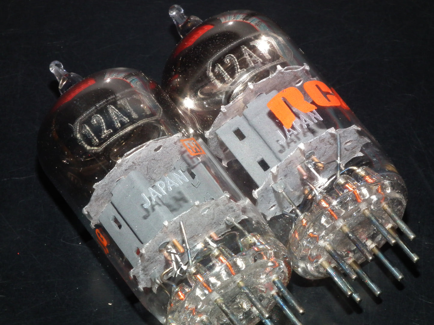 12AT7 RCA Japan ECC81 NOS NIB platinum matched pair