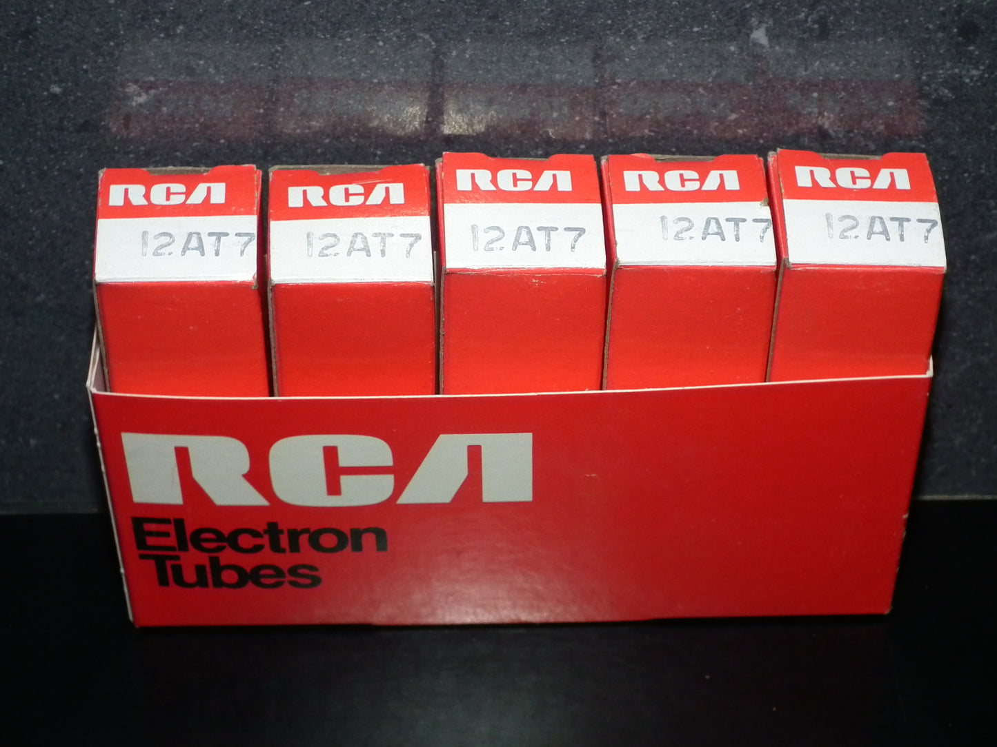 12AT7 RCA Japan ECC81 NOS NIB platinum matched pair