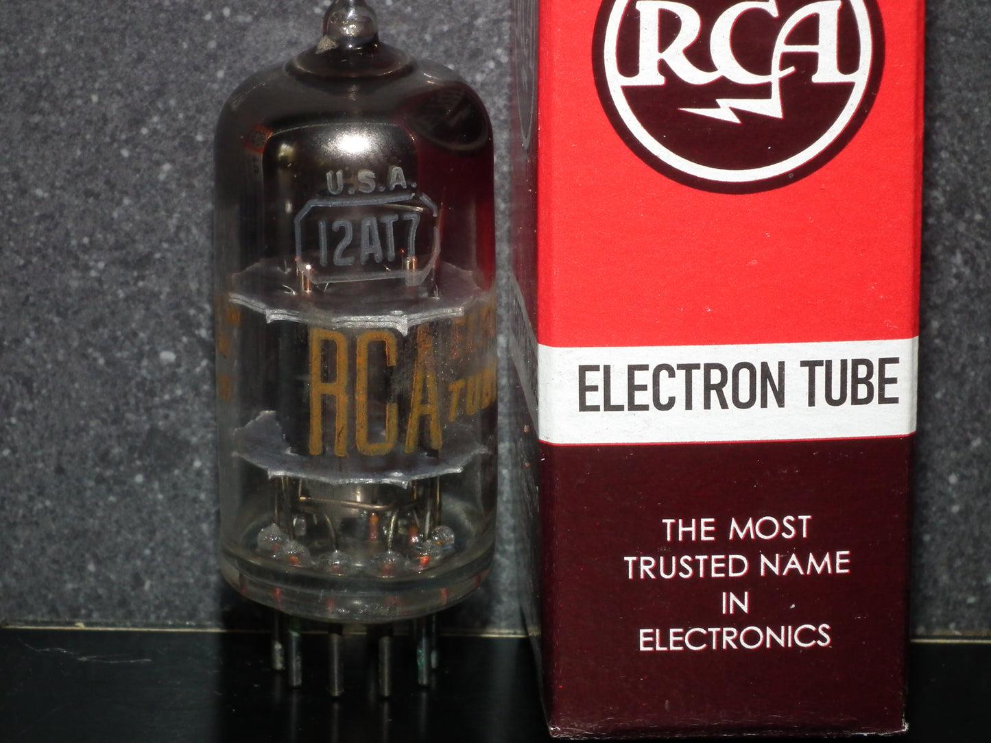 12AT7 RCA ECC81 SQUARE GETTER Single Tube