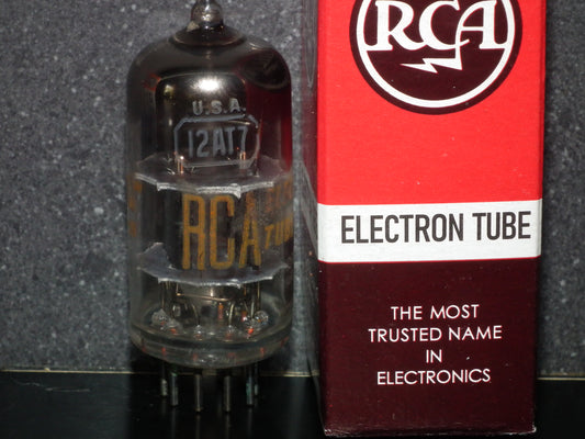 12AT7 RCA ECC81 SQUARE GETTER Single Tube