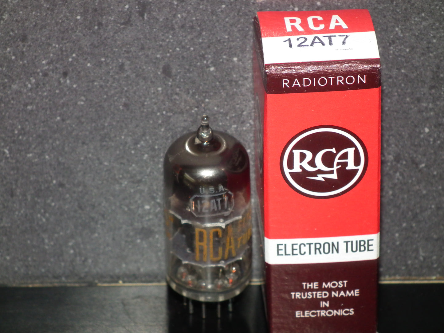 12AT7 RCA ECC81 SQUARE GETTER Single Tube