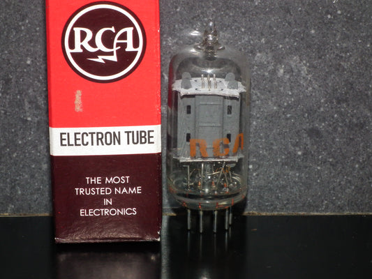 12AU7A RCA ECC82 Top Side D Getter