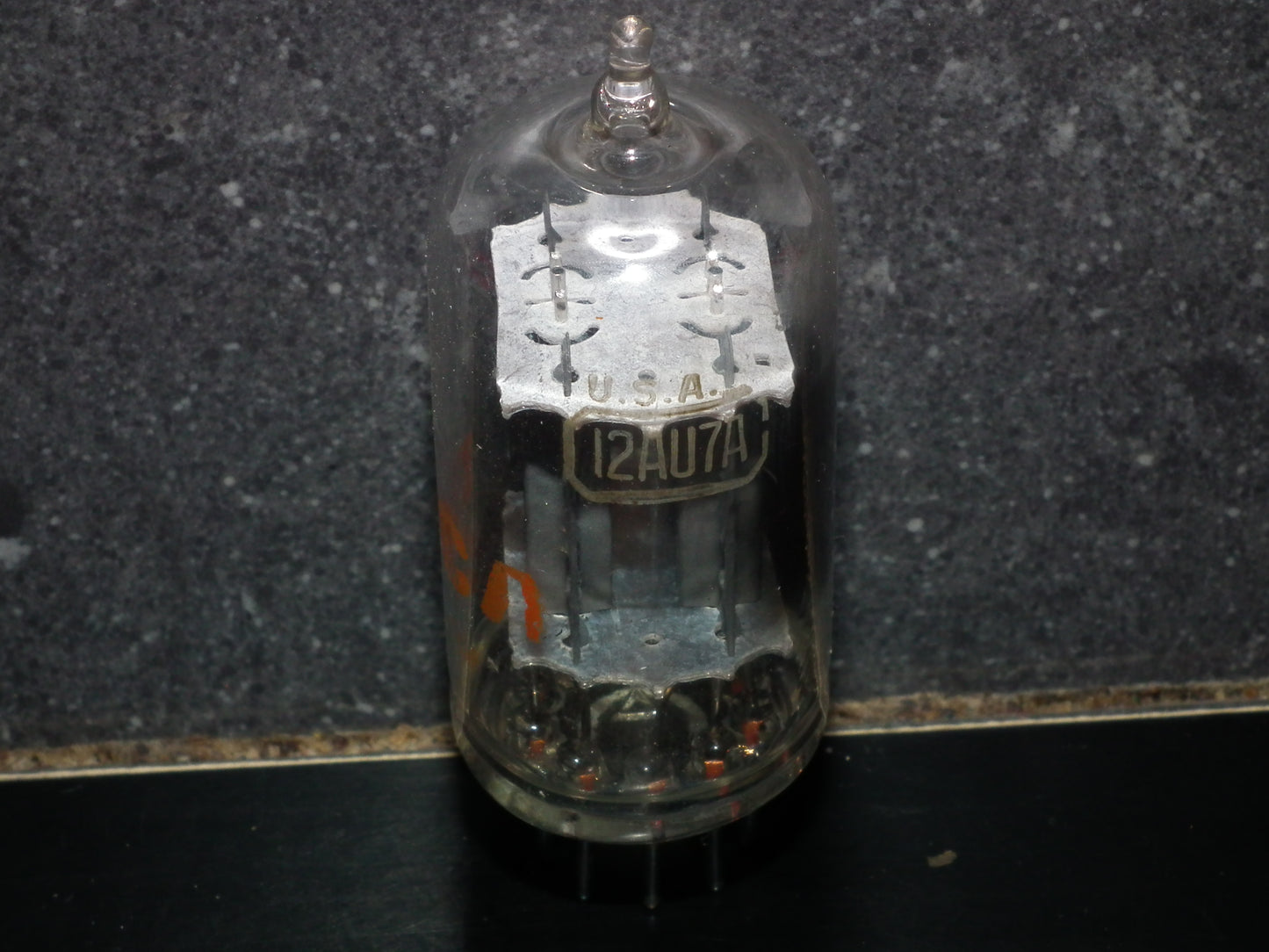12AU7A RCA ECC82 Top Side D Getter
