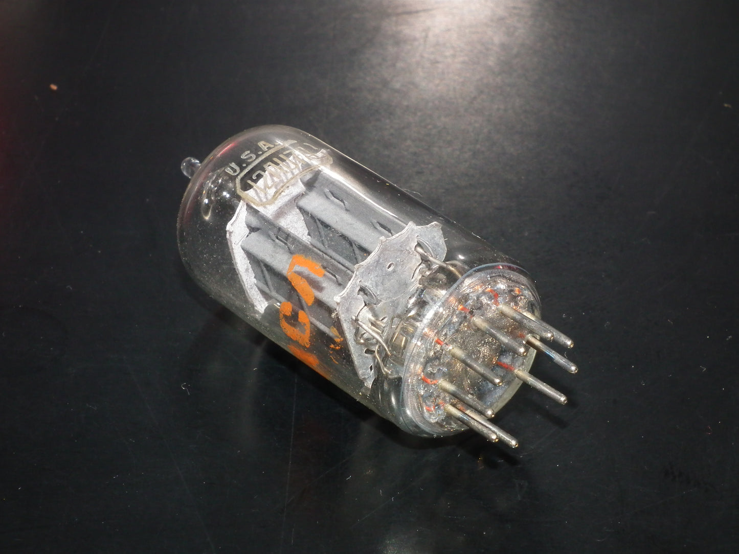 12AU7A RCA ECC82 Top Side D Getter