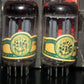 12AU7 FIVRE Italy ECC82 NOS NIB Platinum Matched Pair Long Anodes