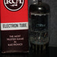 12AU7 RCA ECC82 Black Anodes Square Getter 100%