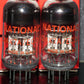 Platinum Matched Pair (2 tubes) 12AX7A National Electronics ECC83