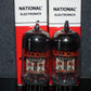 Platinum Matched Pair (2 tubes) 12AX7A National Electronics ECC83