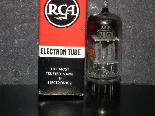 12AX7A RCA ECC83 NOS NIB, Box anode, tested strong and balanced
