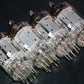 Platinum matched pair ECC83 12AX7 EI Yugoslavia Telefunken Long Smooth Plates 17mm NOS NIB rebranded United