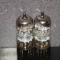 ECC83 12AX7 Matsushita Used tested NOS Matched Pair Inclined big O getter