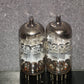 ECC83 12AX7 Matsushita Used tested NOS Matched Pair Inclined big O getter