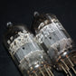 ECC83 12AX7 Matsushita Used tested NOS Matched Pair Inclined big O getter