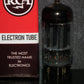 12AX7 RCA ECC83 Black Anodes Square Getter Used 120%
