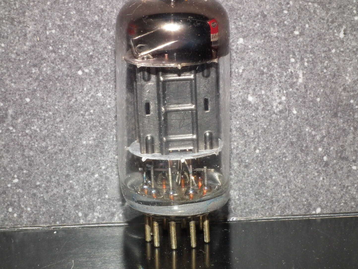 12AX7 RCA ECC83 Black Anodes Square Getter Used 120%