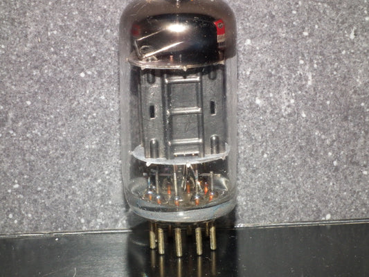 12AX7 RCA ECC83 Black Anodes Square Getter Used 120%