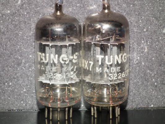 12AX7 Tung Sol ECC83 Long Anodes, USED tested 90% NOS, balanced