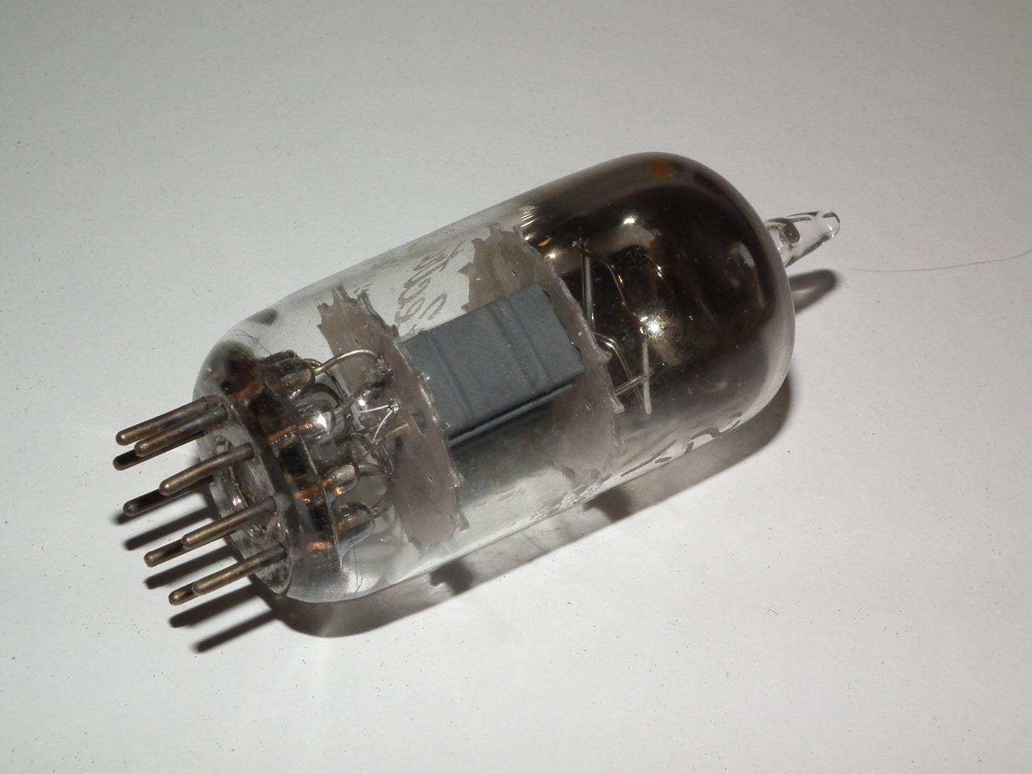 12AY7 General Electric NOS NIB balanced sections SQUARE GETTER 6072