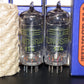 1T4 DF91 Tungsram NOS Platinum matched pair RARE Old Type THICK GETTER 1956