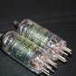 1T4 DF91 Tungsram NOS Platinum matched pair RARE Old Type THICK GETTER 1956