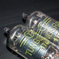 1T4 DF91 Tungsram NOS Platinum matched pair RARE Old Type THICK GETTER 1956