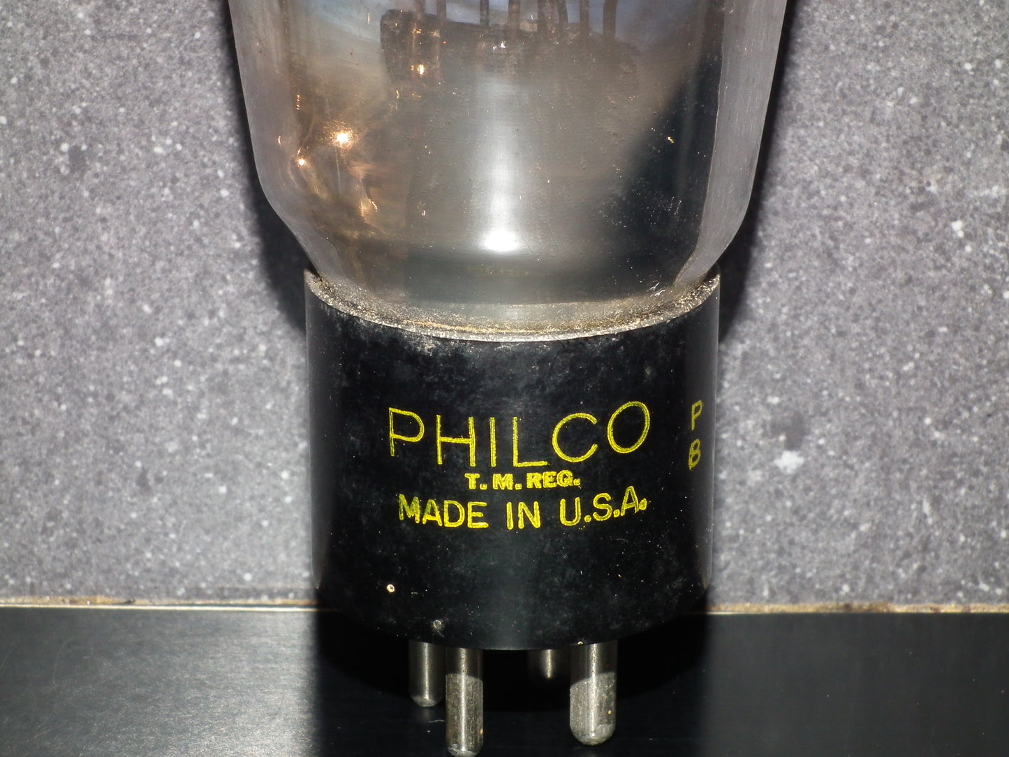 2A3 Philco Hanging Filament Foil Getter