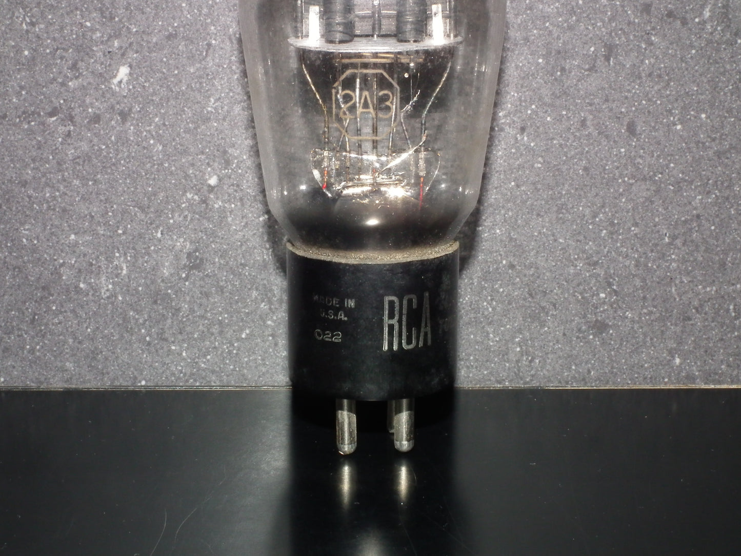 2A3 RCA DD Getter Used Tested 65%