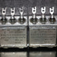 Two vintage Siemens Klangfilm PIO capacitors 2x0.25uF/300V glass end seal 1961