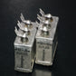 Two vintage Siemens Klangfilm PIO capacitors 2x0.25uF/300V glass end seal 1961