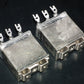 Two vintage Siemens Klangfilm PIO capacitors 2x0.25uF/300V glass end seal 1961