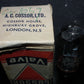43IU Cossor 43-IU rectifier RARE Brown One Rib Base NOS NIB