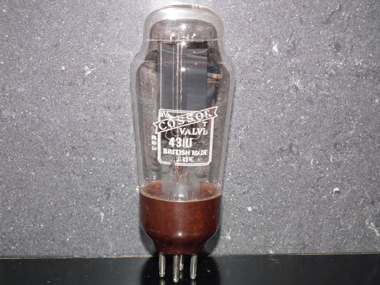 43IU Cossor 43-IU rectifier RARE Brown One Rib Base NOS NIB