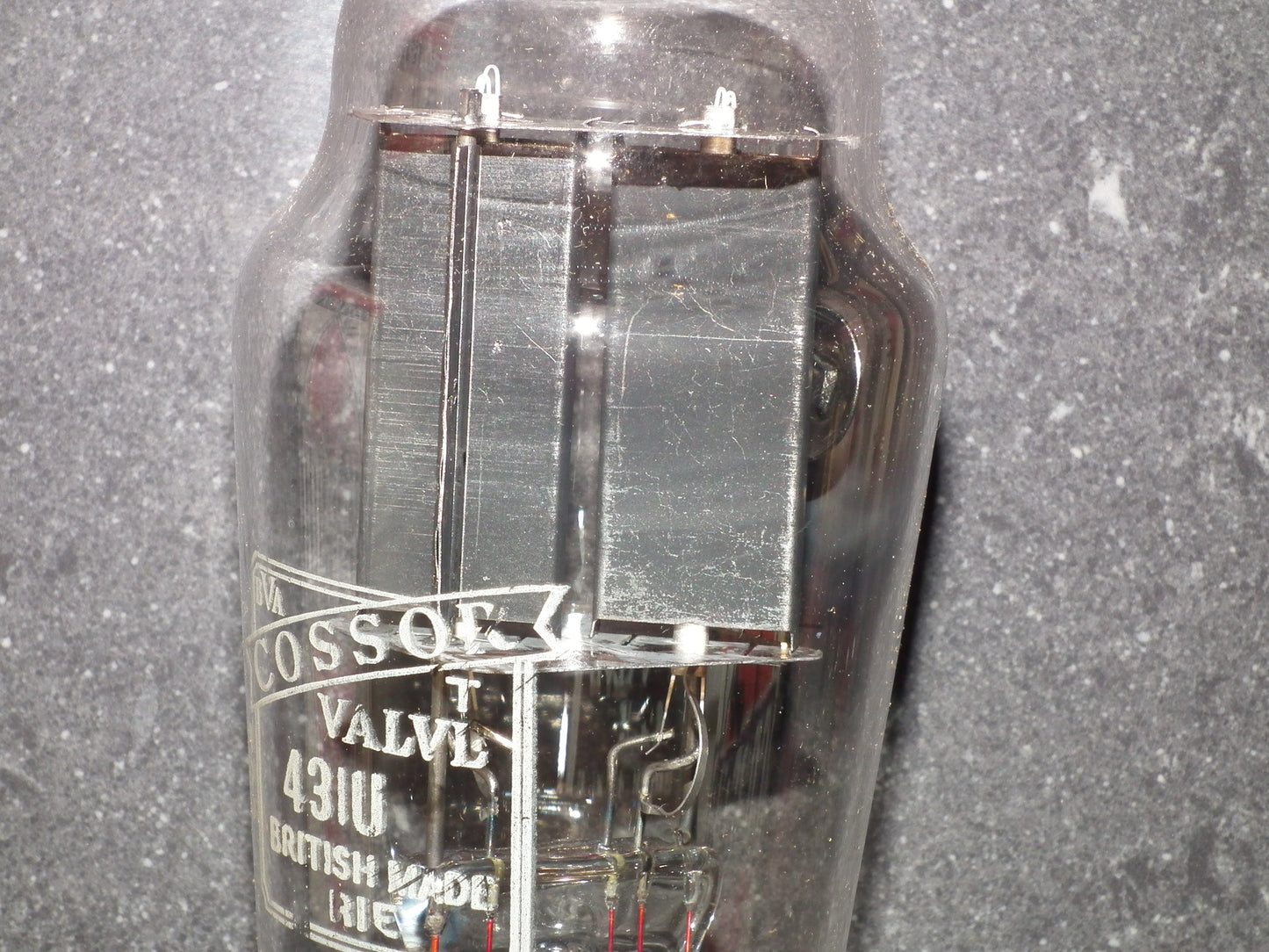 43IU Cossor 43-IU rectifier RARE Brown One Rib Base NOS NIB
