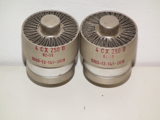 4CX250B Eimac 7203 Ham Broadcast Radio Output Power Tetrode Pull Out