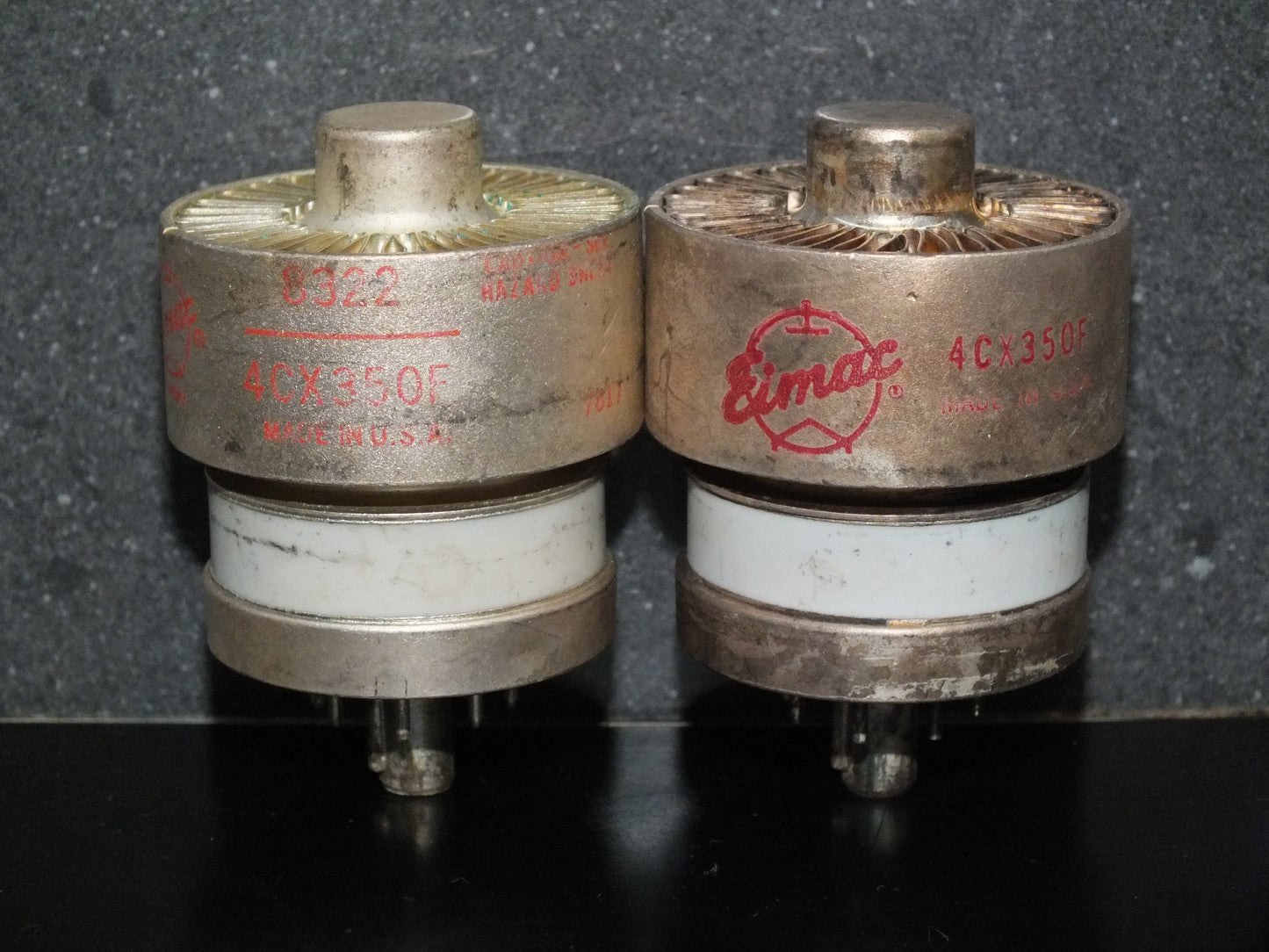 4CX350F EIMAC / AMPEREX Used Tested OK tube HAM radio & professional broadcast